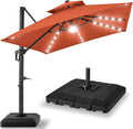 Best Choice Products 10x10ft Cantilever Patio Umbrella w/Base Included by Unknown