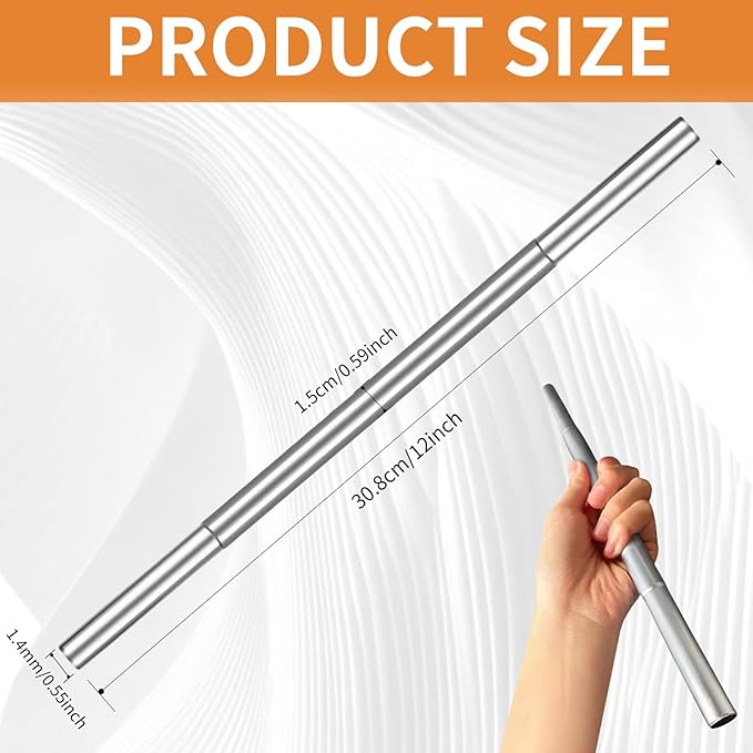 5 Pcs Golf Club Extensions Steel Shaft 0.60" Golf Shaft Extension Golf Club Shaft Extensions Putter Extension kit for Iron and Wood Golf Clubs Length Adjustment