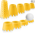 8 Pack ‌Simulator Golf Tees, TPU Unbreakable Material, Height from 1/4" to 2", Suitable for Indoor, Outdoor, Winter, Golf Mats, Turf and Driving Range