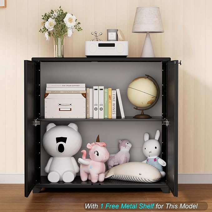 HOMSPARK Indoor/Outdoor Storage Cabinet - Image 4