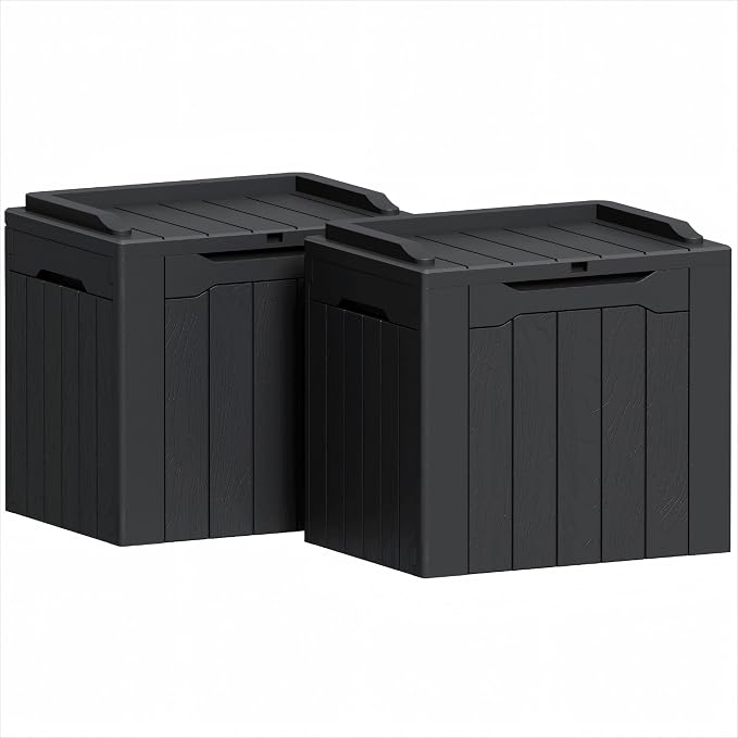 Greesum 31 Gallon Deck Box for Outside, All Weather Outdoor Storage Boxes for by BuynowfromGreesum