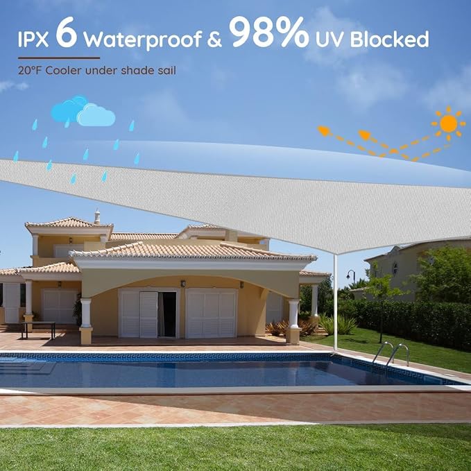 Quictent Waterproof Sun Shade Sail - Image 6