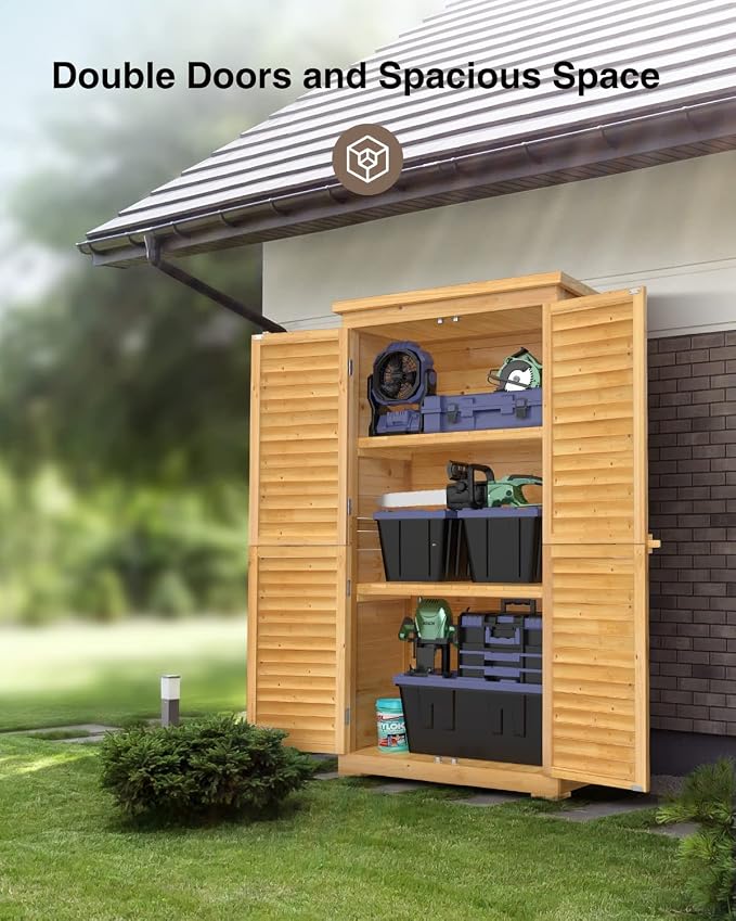 Bealife 63.2" Outdoor Storage Cabinet - Image 6