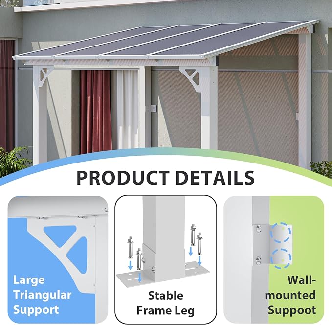 Aoxun 8’x5’ Premium Gazebo - Image 4