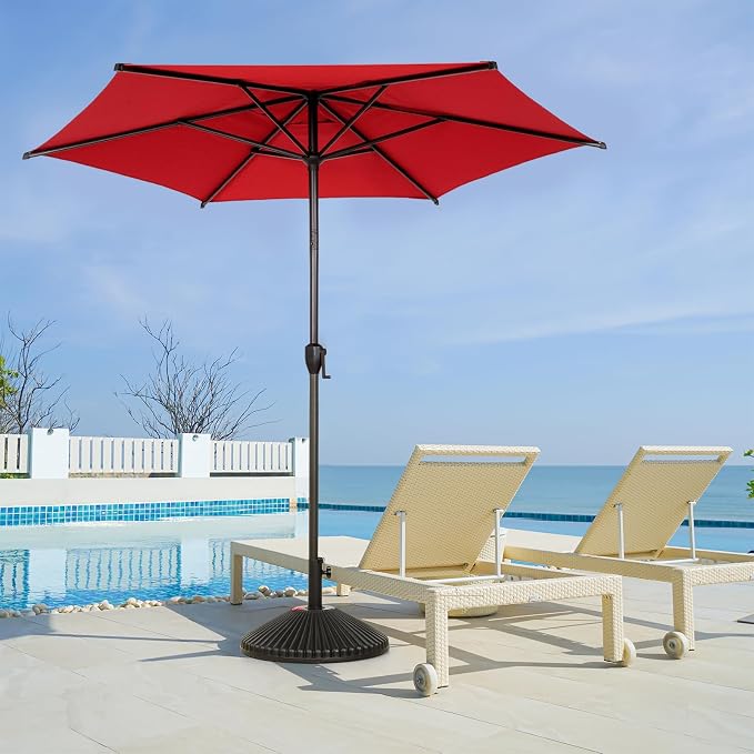 Abba Patio 9FT Lyon Outdoor Patio Umbrella Outdoor Table Umbrella - Image 5