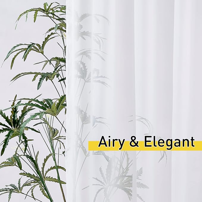 NICETOWN 2 Panels Outdoor Sheer Curtains - Image 5