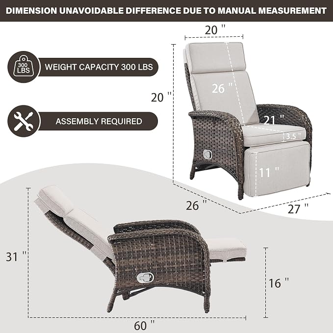 Versatile Outdoor Recliner Chair - Image 2