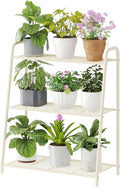 3-Tier Corner Plant Stand, Metal Black Flower Pot Rack, Indoor Outdoor Heavy by Wieghda