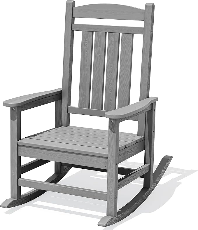 Oversized Outdoor Rocking Chair, Porch Rocker by KINGYES