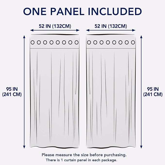 PureFit Outdoor Curtains for Patio Waterproof Weatherproof Outside Curtains | - Image 6