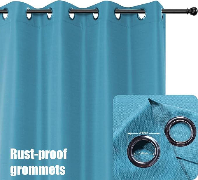 BONZER Outdoor Curtains for Patio Water Resistant | Heavy Privacy Light - Image 2