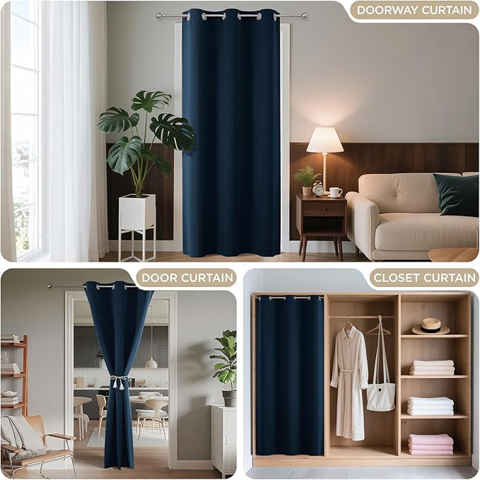Joydeco Door Curtain Blackout Curtains - Image 4