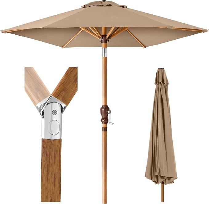 Best Choice Products 10ft Market Umbrella, Outdoor Sun Shade by Unknown
