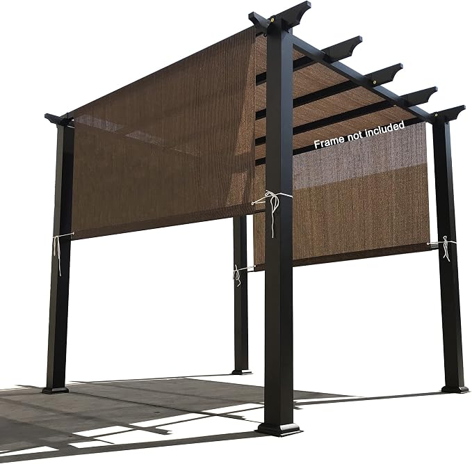 Alion Home Custom HDPE Permeable Canopy Sun Shade Cover Replacement by ALIONHOME