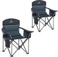 ALPHA CAMP Oversized Fully Padded Camping Chairs by ALPHACAMP