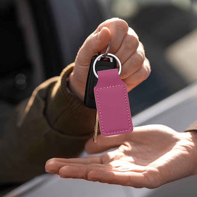 LaserGram Rectangle Keychain, Disc Golf, Personalized Engraving Included