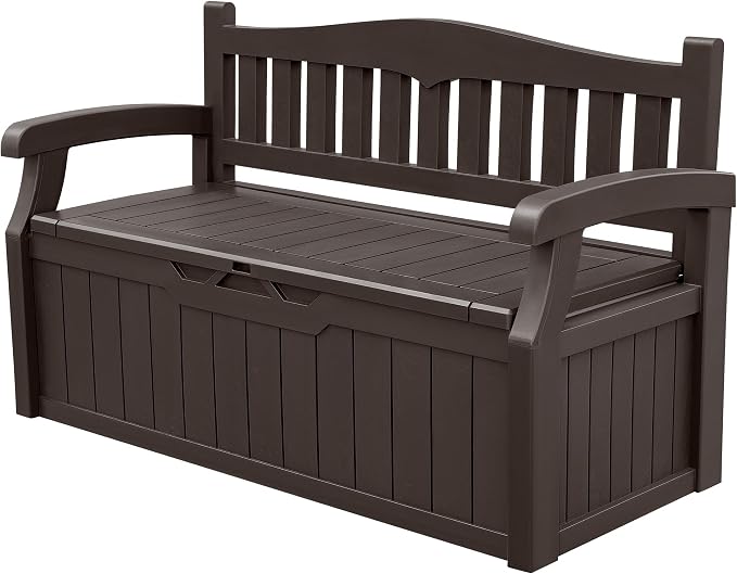 Devoko 80 Gallon Storage Bench Deck Box Waterproof&Lockable | Outdoor Benches by DEVOKO