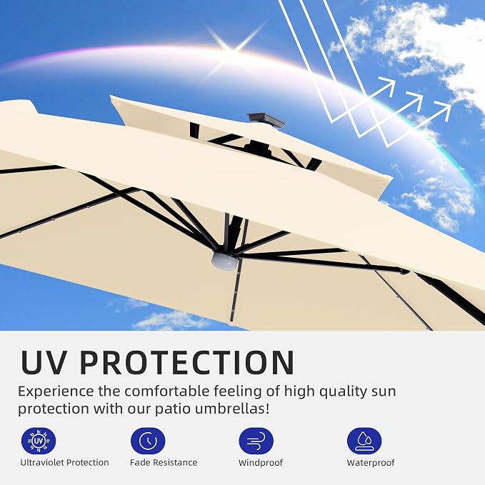 JZ-DZS Cantilever Patio Umbrella - Image 8