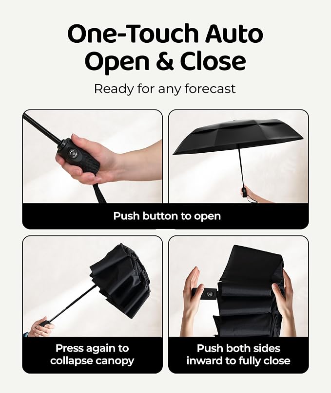 Windproof Travel Umbrella - Image 4