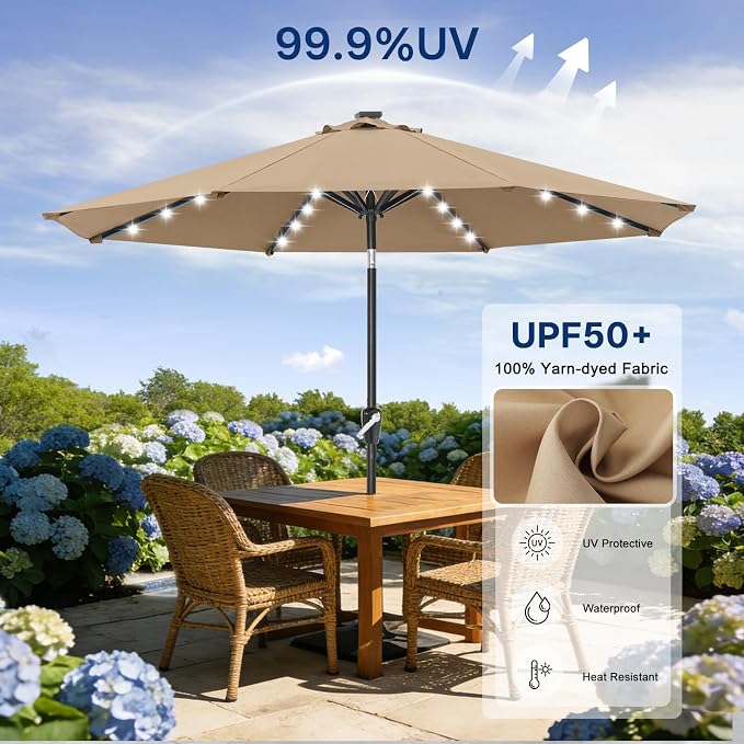 ABCCANOPY Solar Led Patio Umbrella - Image 5