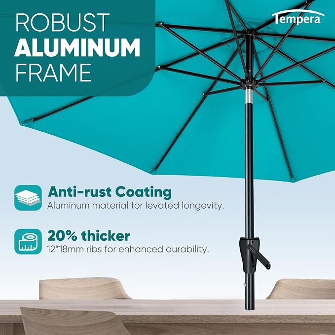 Tempera Patio Market Outdoor Table Umbrella - Image 5