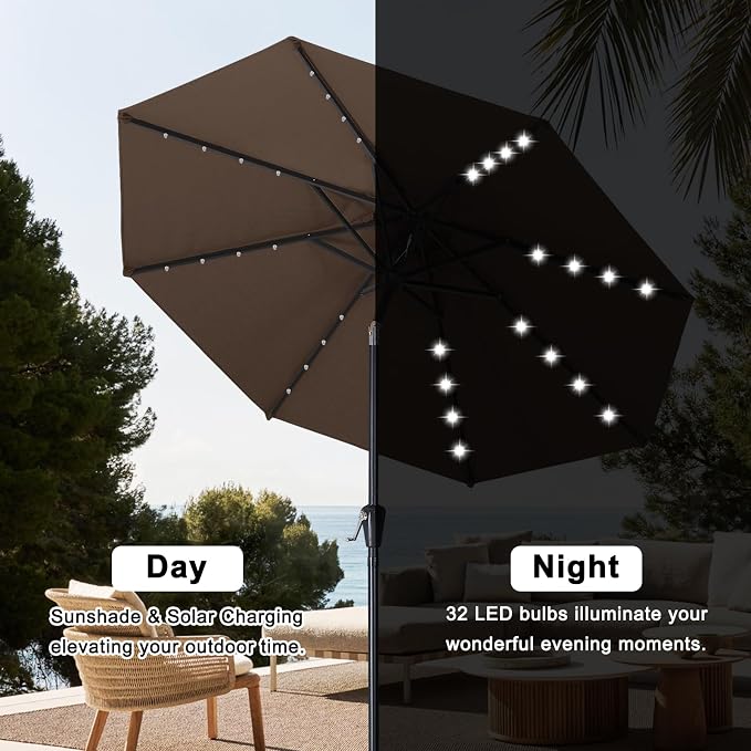ABCCANOPY Solar Led Patio Umbrella - Image 4