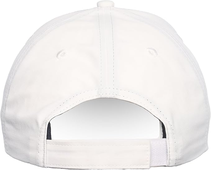 ¡That´s What Golf it´s All About! Premium White Golf Cap, 3D Embroidered Logo, one Size fits All, Absorbent Band.D Embroidered Logo, one Size fits All, Absorbent Band.