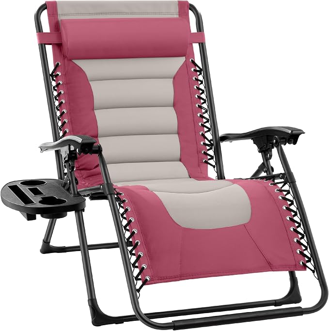 Best Choice Products Oversized Padded Zero Gravity Chair, Folding Outdoor Patio by Unknown