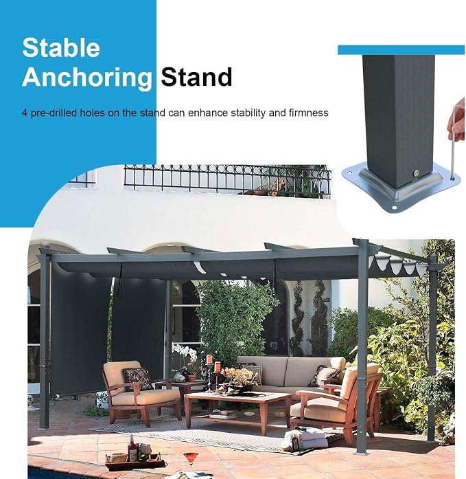 12 x 14 ft Outdoor Pergola - Image 6