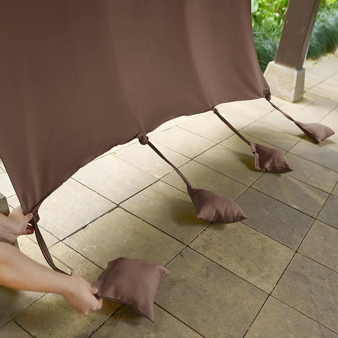 RYB HOME Extra Wide Outdoor Curtains - Image 3