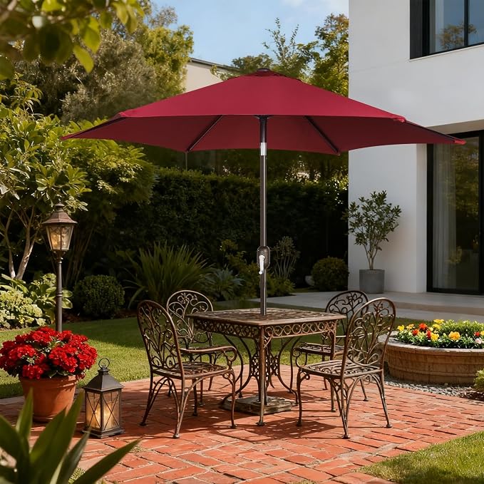 7.5 ft Patio Umbrella, Yard Umbrella, Outdoor Market Umbrella - Image 6