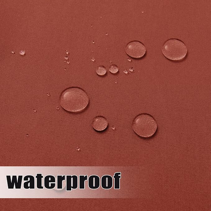 Easy-Going Outdoor Curtains for Patio 1 Panel, 110x96 inch, Terra Red | - Image 5