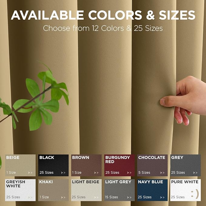 Joydeco Door Curtain Blackout Curtains - Image 7