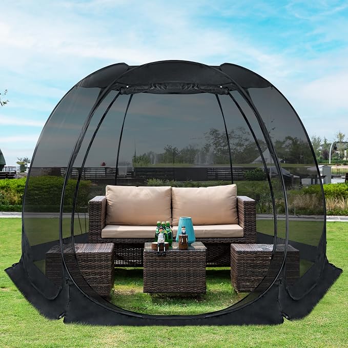 Alvantor Pop Up Screen House Tent, Instant Outdoor Gazebo by Alvantor