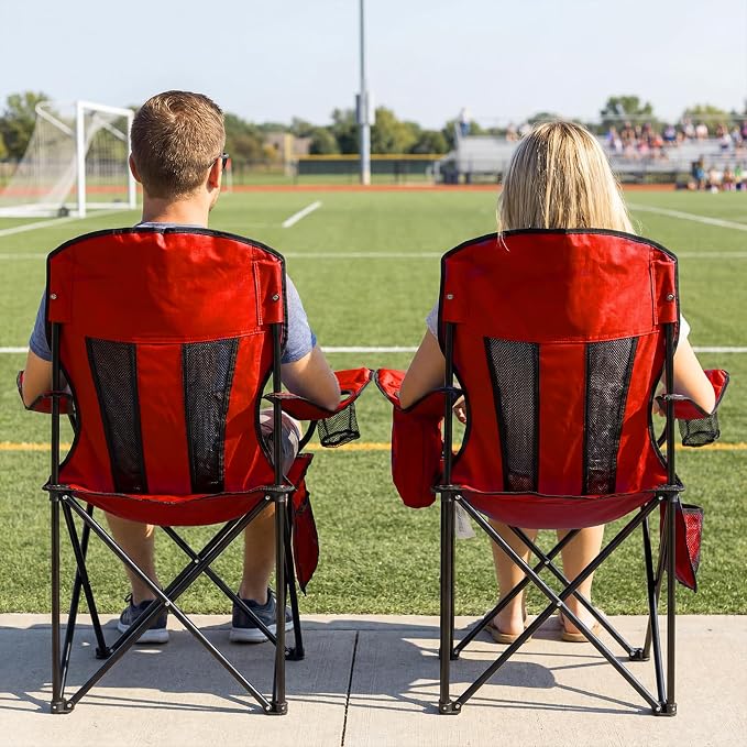 Camping Chairs for Adults 2 Pack, Folding Chair - Image 8