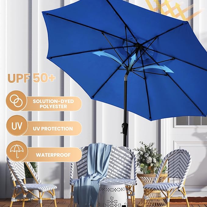 Ayge 9FT Patio Umbrella Outdoor Umbrella Patio - Image 5
