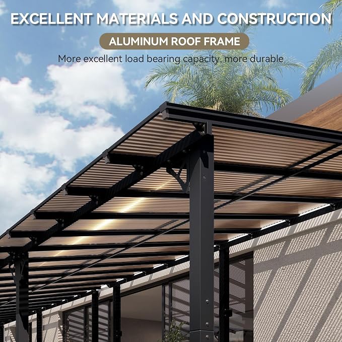 Aoxun 42’x10’ Gazebo for Patio, Gazebo Pergola - Image 9