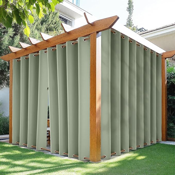HDCAXKJ Waterproof Outdoor Curtains by HDCAXKJ