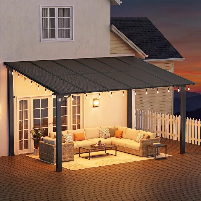 Aoxun 12’x10’ Gazebo for Patio, Gazebo Pergola - Image 2