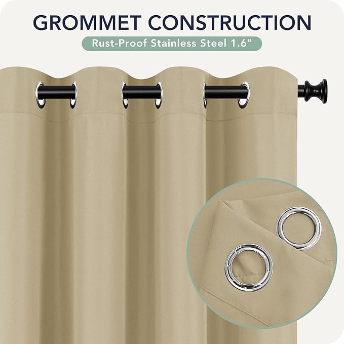 Gazebo Curtains Outdoor Waterproof 6 Panels, Patio Sun Shade | Weatherproof - Image 5