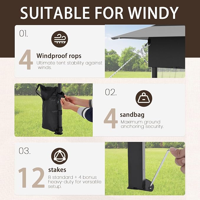 Bezseller 11x11 Pop Up Gazebo - Image 8