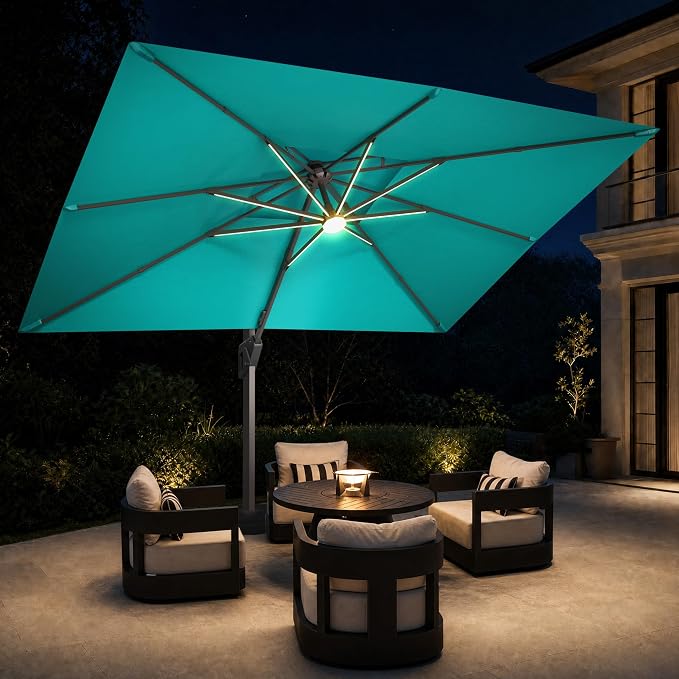 JZ-DZS Cantilever Patio Umbrella - Image 2