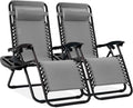 Best Choice Products Set of 2 Adjustable Steel Mesh Zero Gravity Lounge Chair by Unknown