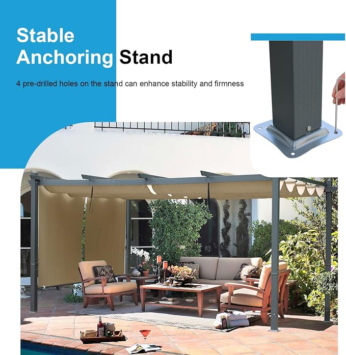 12 x 14 ft Outdoor Pergola - Image 6