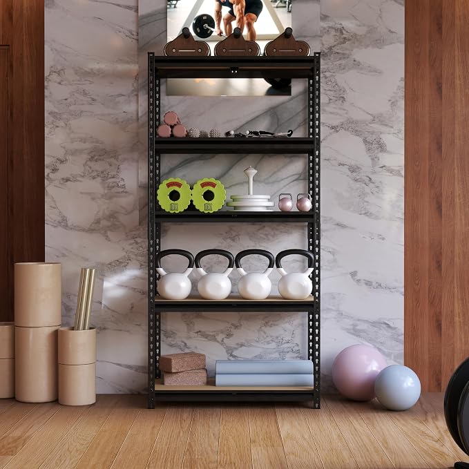 Heavy Duty Storage Rack, 35.55''×16''×72'' Outdoor Storage Shelves, Free - Image 2