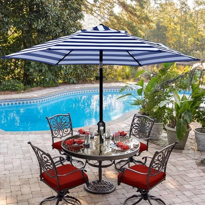 7.5 ft Patio Umbrella, Yard Umbrella, Outdoor Market Umbrella - Image 7