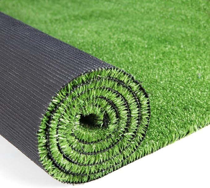 Artificial Grass Turf, 10ft x 56ft (560 ft²) Indoor Outdoor Fake Astroturf Rug Carpet Mat for Balcony Decor Backyard Patio Backdrop Fence Wall Decorations Dogs