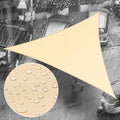 Royal Shade 10' x 19' x 21.5' Beige Triangle Waterproof Sun Shade Sail Order to by RoyalShade