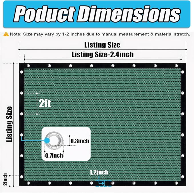 Amagenix 90% Sun Shade Cloth - Image 3