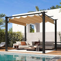 Aoxun 10.5'x10.5' Outdoor Pergola, Patio Pergola by Aoxun